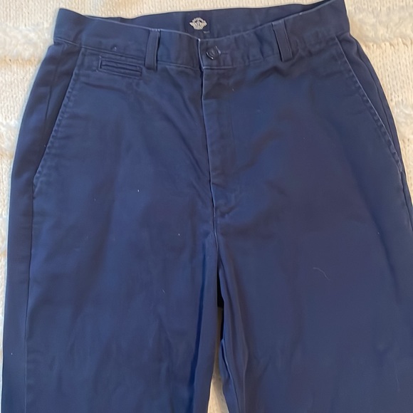 Dockers pants flat front Khakis navy blue women’s size 10 petite - Picture 2 of 9